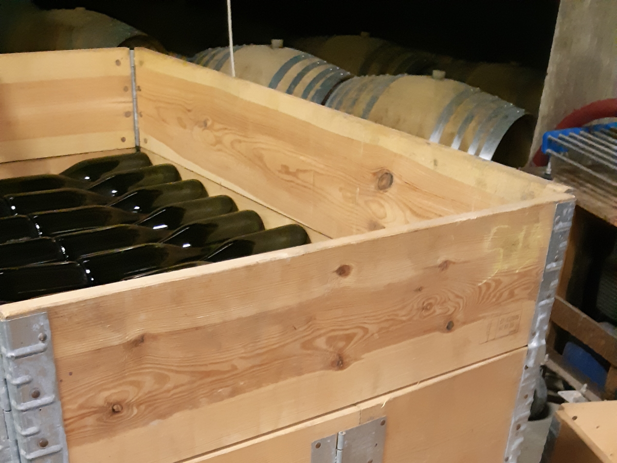 Vin naturel mise en bouteille